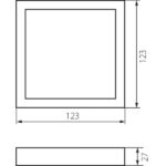 Kanlux 30380 Аксесоар за осветително тяло от тип луна SP FRAME