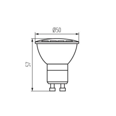 Kanlux 31014 ЛЕД Лампа GU10 LED N 220V 6W 4000K