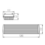 Kanlux 31062 Индустриално осветително тяло за тръба LED DICHT 4LED N G13 220V IP65