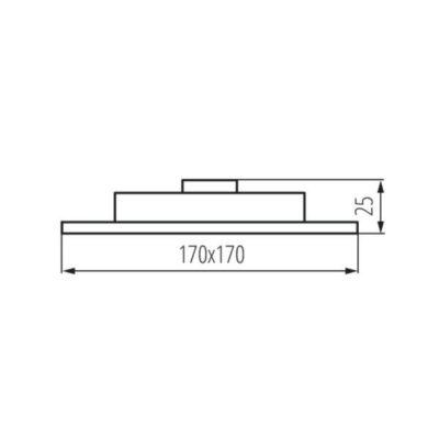 Kanlux 31079 ЛЕД луна панел за вграждане SP N 4000K 12W IP20 220V