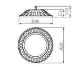 Kanlux 31111 ЛЕД осветително тяло high bay HIBO LED N 220V 50W 4000K IP65