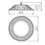 Kanlux 31113 ЛЕД осветително тяло high bay HIBO LED N 220V 150W 4000K IP65