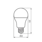 Kanlux 31164 Източник на светлина A60 E27. 4000K 10W 220V