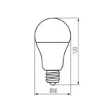 Kanlux 31166 Източник на светлина A60 E27 4000K 14W 220V