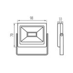 Kanlux 31180 ЛЕД Прожектор 4000K 10W IP65 220V