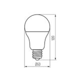 Kanlux 31204 ЛЕД Лампа A60 LED E27 220V 9.5W 3000K