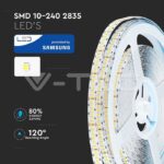 V-TAC VT-320 LED Лента SAMSUNG Чип 2835 240/1 24V IP20 3000K