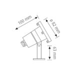 VITO 3220110 Подводно осветление MODUS GU5.3 MR16 12V IP68 Никел