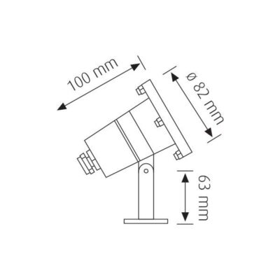 VITO 3220110 Подводно осветление MODUS GU5.3 MR16 12V IP68 Никел