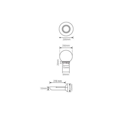 VITO 3240230 Външно Стенно Осветление GARDENIA-D E27 IP44 PMMA GOLD