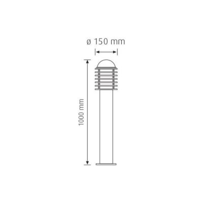 Vito 3240340 HAWAI-100 NICKEL IP44 60W E27 220V