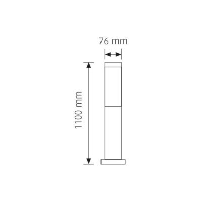 Vito 3240620 OSLO-110 NICKEL IP44 60W E27 220V