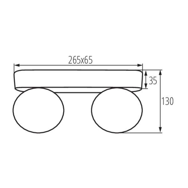 Kanlux 32531 Градинско Осветително тяло DROMI 4000K IP54 13.5W IP65 220V