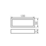 Kanlux 32819 Офис ЛЕД осветително тяло за открит монтаж OFIS S 220V 40W 3000K IP20