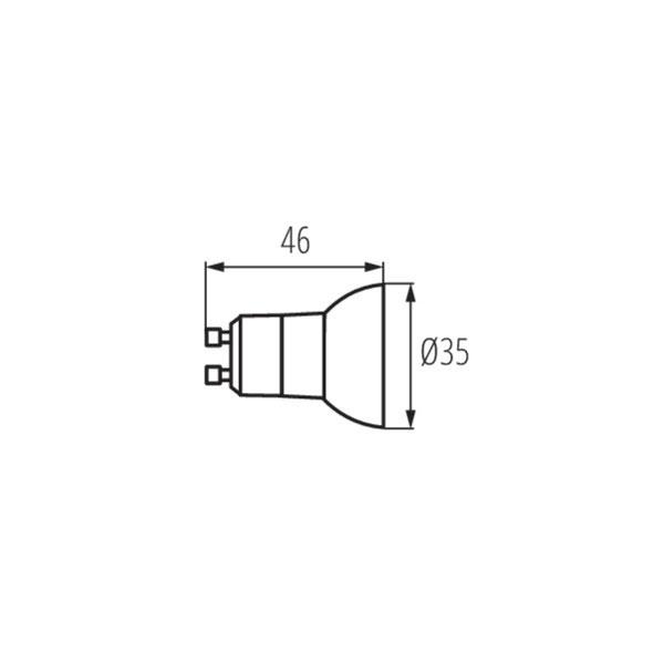 Kanlux 33080 ЛЕД Лампа REMI LED GU10 220V 4000K