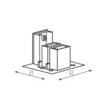 Kanlux 33236 Kапачка TEAR N 220V IP20