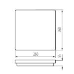 Kanlux 33342 ЛЕД Плафон BENO LED 220V 24W 4000K IP54