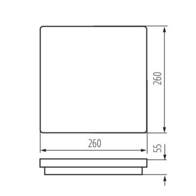 Kanlux 33342 ЛЕД Плафон BENO LED 220V 24W 4000K IP54