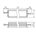 Kanlux 33424 Захранващ Трансформатор 220V-24V 200W CV LC IP67