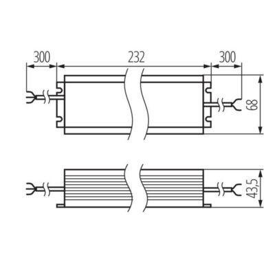 Kanlux 33424 Захранващ Трансформатор 220V-24V 200W CV LC IP67