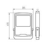 Kanlux 33476 ЛЕД Прожектор FL AGOR HI 220V 250W 4000K IP65