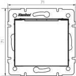 Kanlux 33490 Захранващ контакт IP-44 френски стандарт LOGI