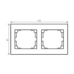 Kanlux 33573 Двойна хоризонтална рамка LOGI
