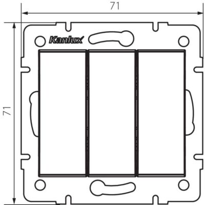 Kanlux 33621 Троен ключ LOGI