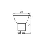 Kanlux 33643 ЛЕД Лампа SMART GU10 220V 4.7W 2700K-6500K