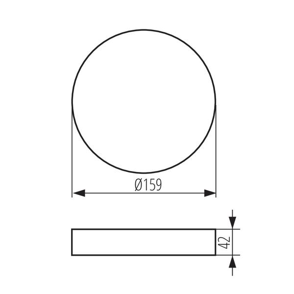 Kanlux 33651 Аксесоар за осветително тяло от тип луна AREL FRAME