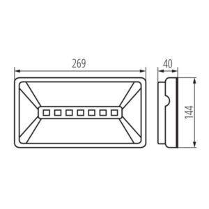 Kanlux 33840 Аварийно осветително тяло LED ONTEC S 220V 4.5W 5000K IP65