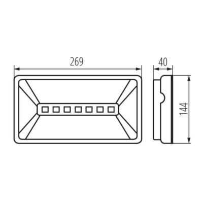 Kanlux 33840 Аварийно осветително тяло LED ONTEC S 220V 4.5W 5000K IP65