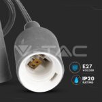 V-TAC VT-3481 E27 Пендел Сив