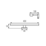 Kanlux 34930 Oprawa meblowa liniowa LED ASTIM IP44 220V 8W 4000K