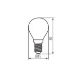 Kanlux 35276 ЛЕД Лампа XLED G45 E14 220V 6W 2700K