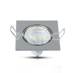 V-TAC VT-3592 GU10 Корпус Луна Квадрат Оринтируема Хром