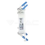 V-TAC VT-3607 2*GU10 Корпус Луна Квадрат Бяла