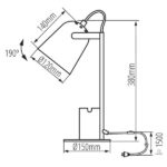 Kanlux 36283 Настолна лампа RAIBO E27 220V IP20