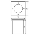 Kanlux 36431 Oprawa najazdowa BERG AD GU10 220V