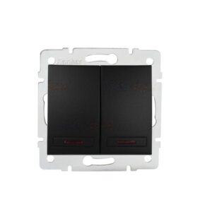 Kanlux 36610 Двоен електрически ключ LED DOMO