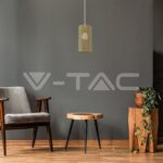 V-TAC VT-3824 Пендел Златен Златен Кабел