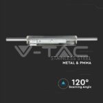 V-TAC VT-3902 12W LED Стенна/Таванна Лампа Хром 4000K