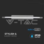 V-TAC VT-3903 18W LED LED Лапма за Стена/Таван Хром Неутрално Бяла Светлина