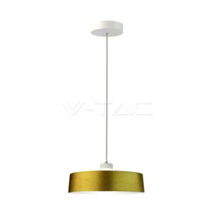 V-TAC VT-3932 7W LED Пендел Акрил Златен Абажур 34x19 Неутрална Светлина