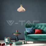 V-TAC VT-3951 Пендел Пастел Дърво Призма Розов 320х270