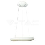 V-TAC VT-3960 82W Пендел/Плафон Кръг 3 Цветен Димиращ Бял