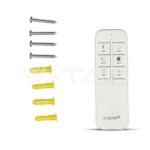 V-TAC VT-3960 82W Пендел/Плафон Кръг 3 Цветен Димиращ Бял