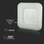 V-TAC VT-3972 42W Пендел/Плафон Квадрат 3 Цветен Димиращ Бял