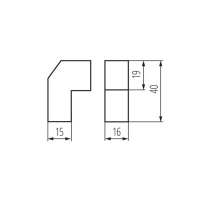 Kanlux 405 Фасунга за източник на светлина HLDR-R7S R7s 220V