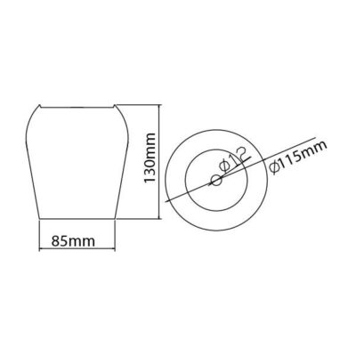 Vito 4102430 Пендел за таван ART-200 1xE27 CHROME IP20 60W 220V